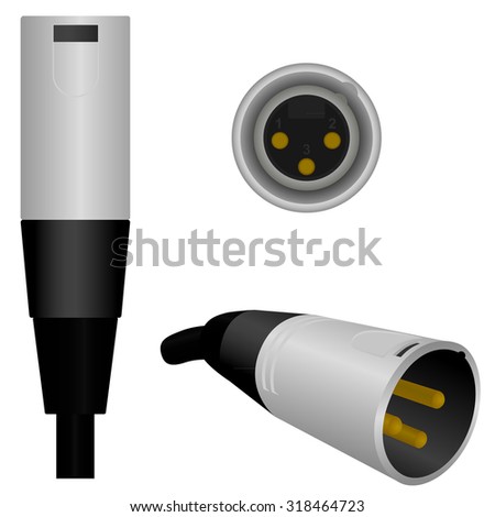 XLR/Microphone Plug - Male

A semi-realistic vector illustration of a Male Microphone/XLR connector from 3 different angles.

*Clipping masks are in use on some items.