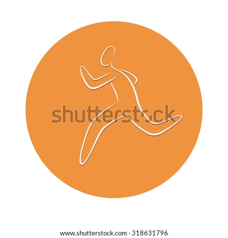 running man symbol