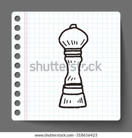 pepper mill doodle
