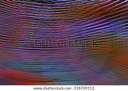 colourful psychedelic pattern on a black background