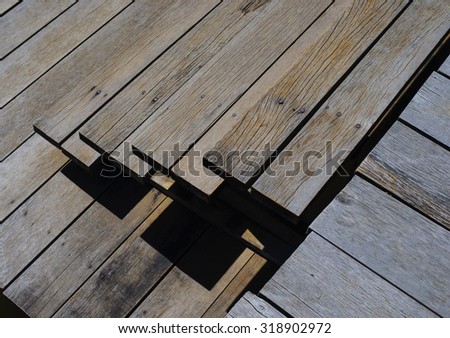 Abstract wooden stairs background texture
