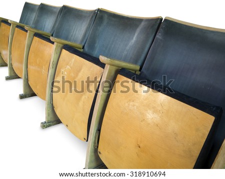 row of seats