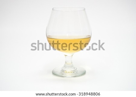 Apple Juice on a white background