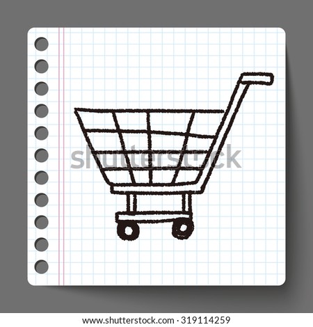 Doodle Shopping cart
