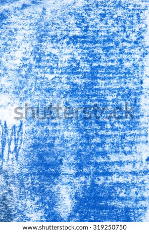 blue grunge texture made with wax crayons