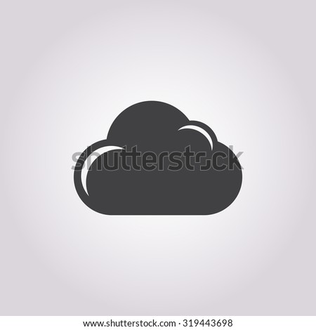 Cloud icon. 