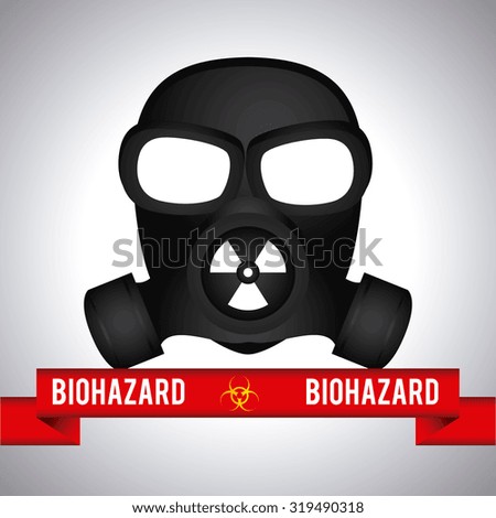 danger and caution design, Advertising sign, vector illustration