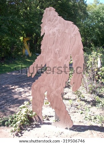 Bigfoot Royalty-Free Stock Photo #319506746