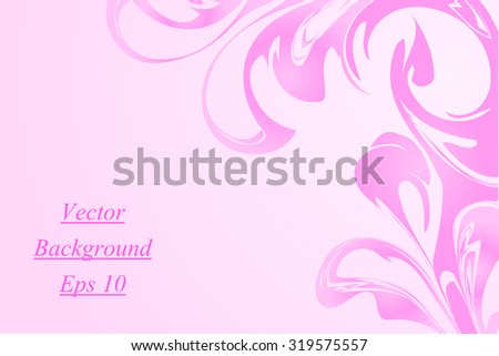 Beautiful abstract background. Can be used  for greeting card, wedding invitation, brochure, cover, poster, web design  etc. Vector illustration