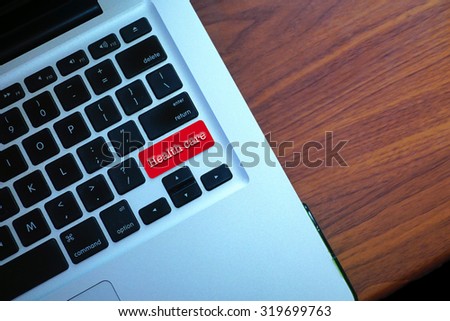 Red Button Keyboard With Health Care Text Written.Concept Photo.