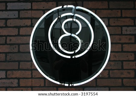 "neon sign series" "8 ball"