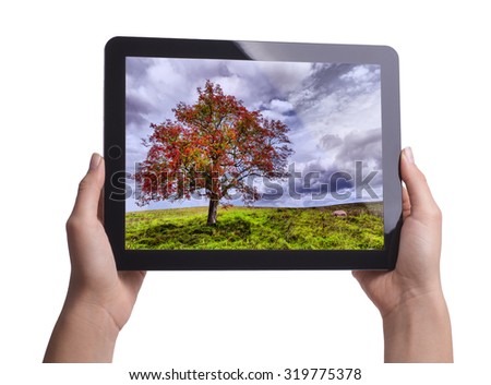 landscape screen tablet