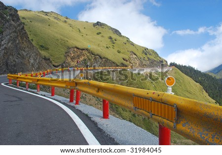 Mountain highway of Taiwan
