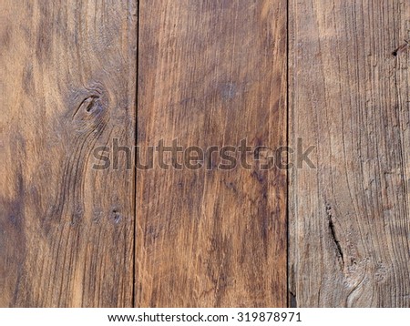 closeup detail of old wooden plank texture background, vintage style