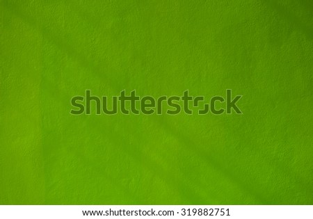 Green painted cement floor
