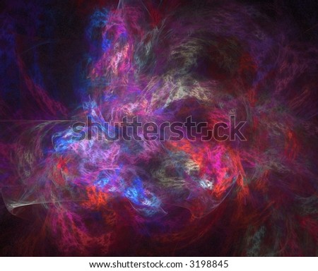massive color fractal background