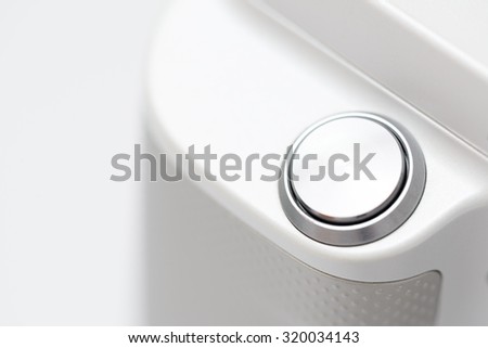 Mirrorless camera shutter button close up