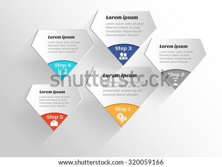 Infographic banners Templates for Business. Vector Illustration. 