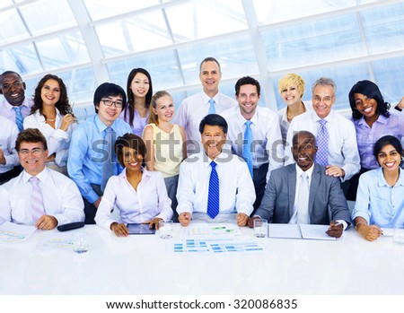 Business People Corporate Group Office Team Concept