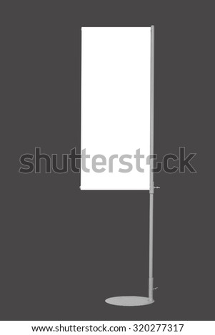 isolated  j-flag banner on grey background