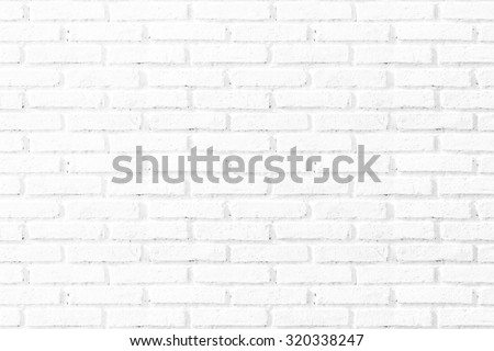 Abstract square white brick wall background
