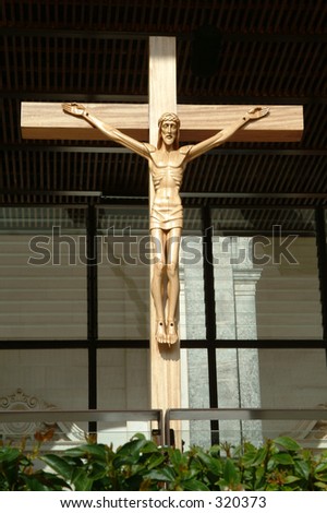 Jesus in cross