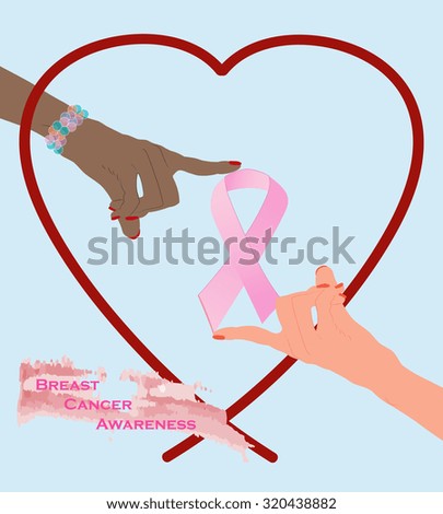 Breast cancer awareness month card