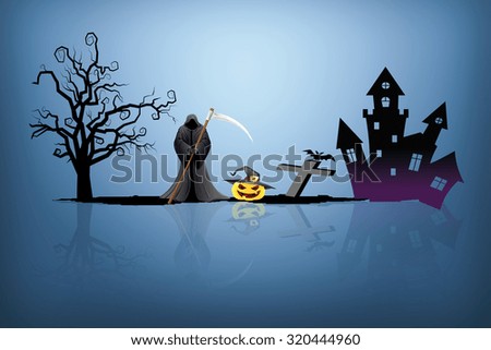 halloween background idea concept design