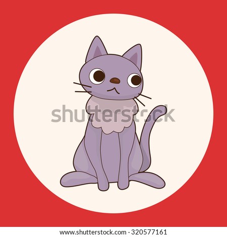 animal cat cartoon theme elements