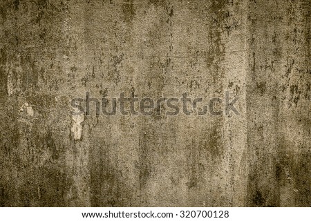 Old dirty concrete textures for background - vintage filter effect