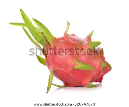 
Dragon fruit isolated on white background