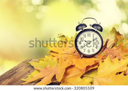 Daylight Savings Time. Royalty-Free Stock Photo #320805509