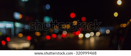 Blurred lights abstract color background