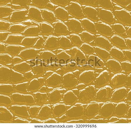  natural snake skin texture painted yellow