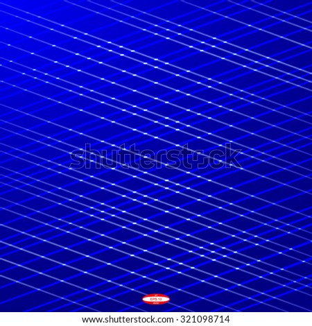 abstract angular dark blue pattern with aqua texture with rhombus with abstract cornflower line on aquamarine background. vector illustration