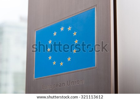 European Union flag - part of a series