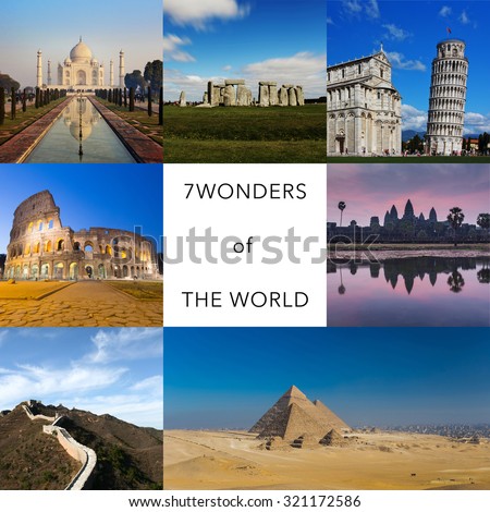 7 Wonders of the World: Royalty-Free Stock Photo #321172586