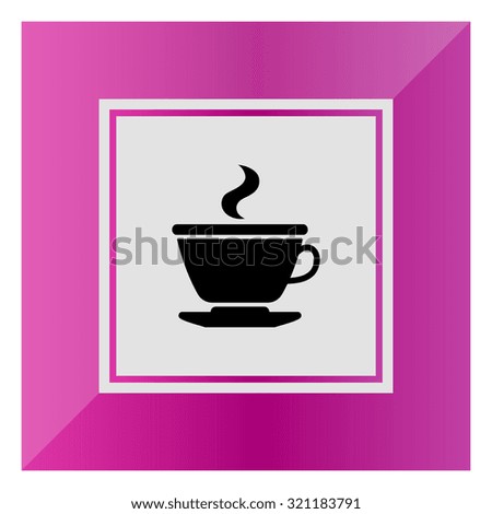 Icon of hot drink cup 