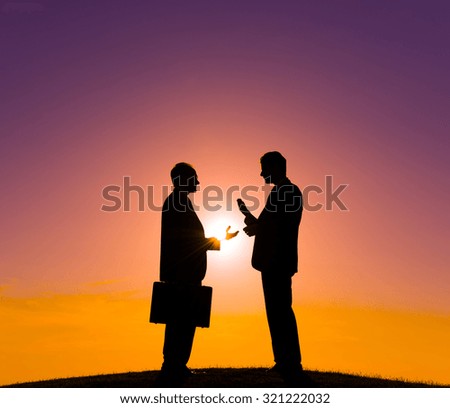Business Meeting Businessmen Talking Discussion Concept