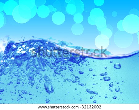 water splashing