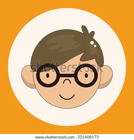 face chatacter theme elements vector,eps