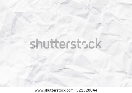 Paper crumpled paper.Abstract style White background. Royalty-Free Stock Photo #321528044