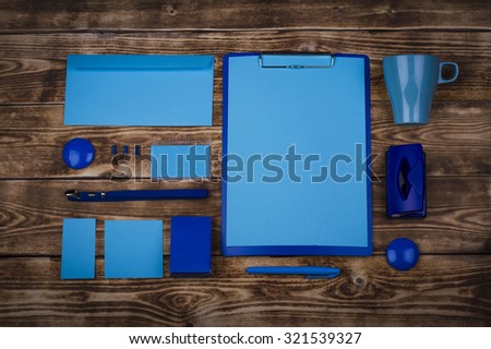 MockUP blue and turquoise