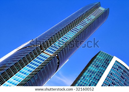 New skyscrapers business center in Moscow, Russia