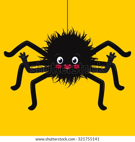 illustration of cute spider