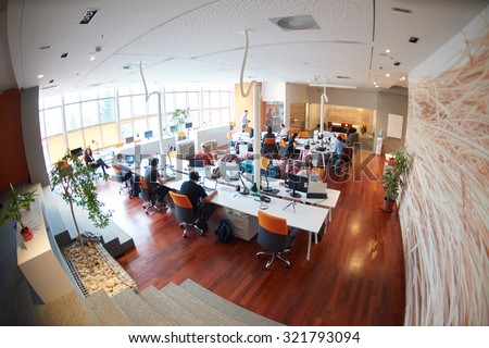startup business people group working everyday job  at modern office Royalty-Free Stock Photo #321793094