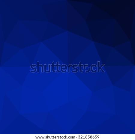 Dark blue navy  abstract geometric rumpled triangular low poly style illustration graphic background. Raster polygonal design for your business website