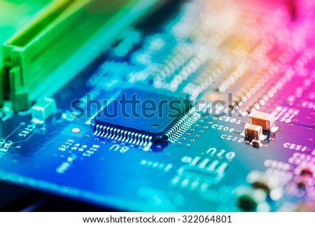 High Tech Circuit Board