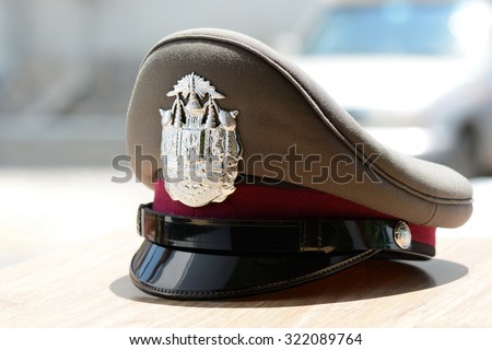  Thai police cap   