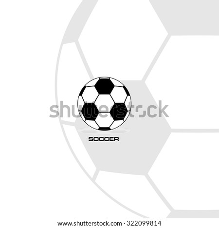 Soccer ball. Football Vector.